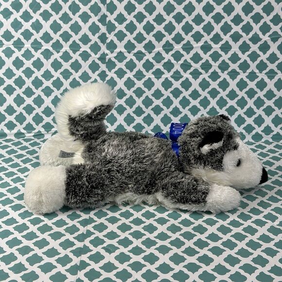 Vintage Aurora Flopsie Wolf 12" Plush Stuffed Animal Alaska 2004 - Picture 6 of 9